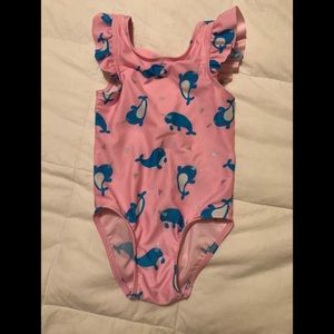 Cat and Jack toddler girls one piece swimsuit